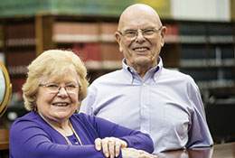 Photo of Patricia and Henry Binzer. Link to their story